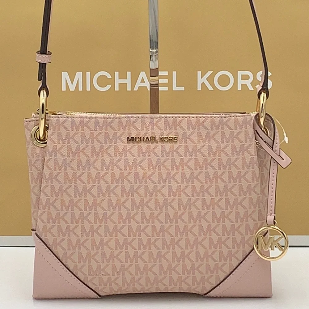 MICHAEL KORS NICOLE LG TRIPLE COMPARTMENT CROSSBODY - Picture 6 of 16